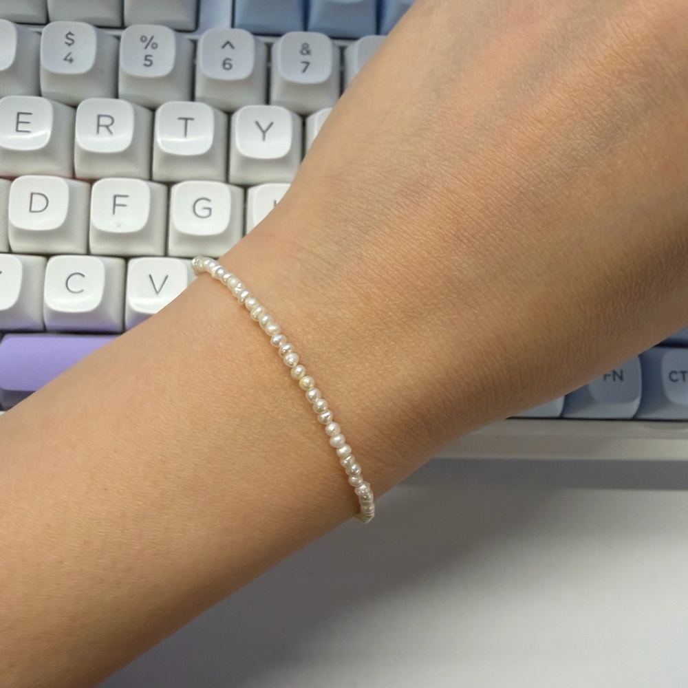2MM - Freshwater Pearl Bracelet